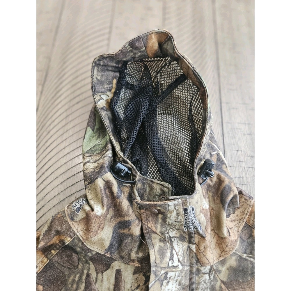 Mad Dog Gear Camo Hooded Hunting Jacket M Full Zip Pocket Outdoor Duck Gorpcore - Picture 16 of 16